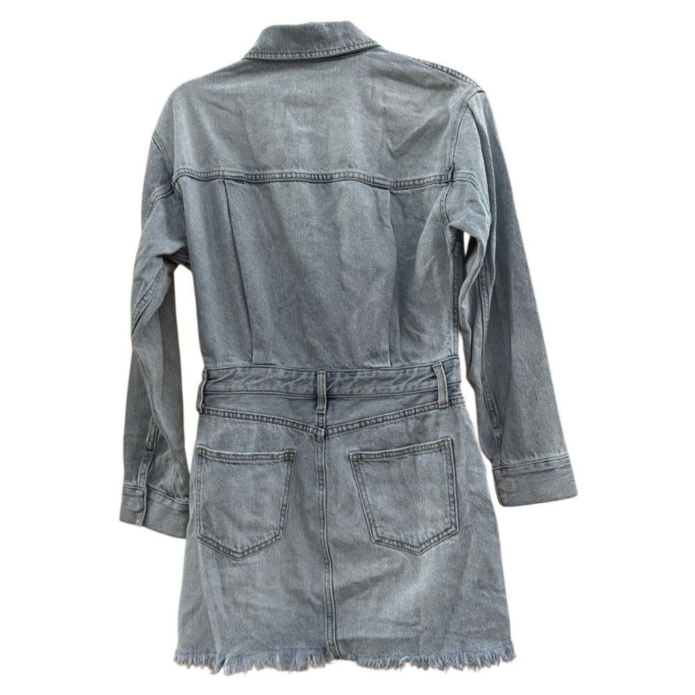 Pistola Women's NINA Long Sleeve Blue Jean Mini Denim Dress Size Small - Picture 8 of 8